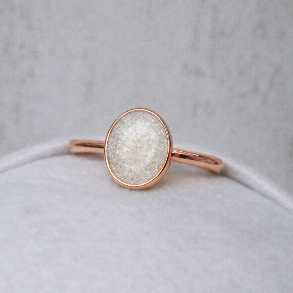 Apodis Or Rose, pierre scintillante