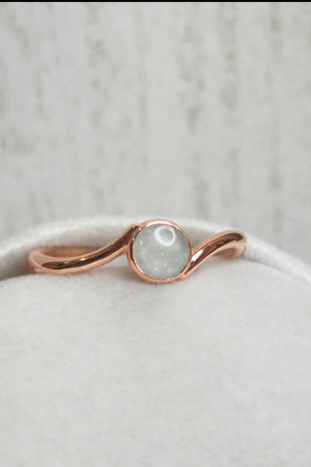 Lunea Or rose, pierre naturelle