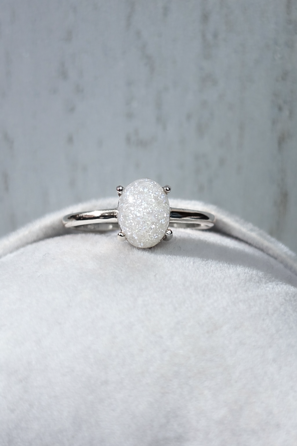 Gemma Or Blanc, pierre scintillante