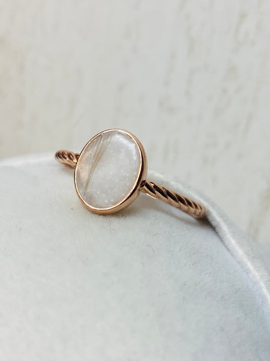 Apodis torsadé Or rose, pierre naturelle