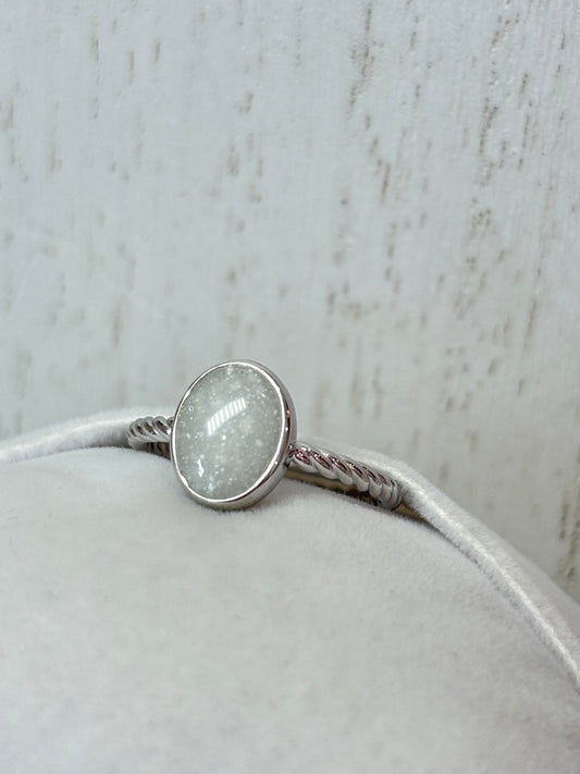 Apodis torsadé Or blanc, pierre naturelle