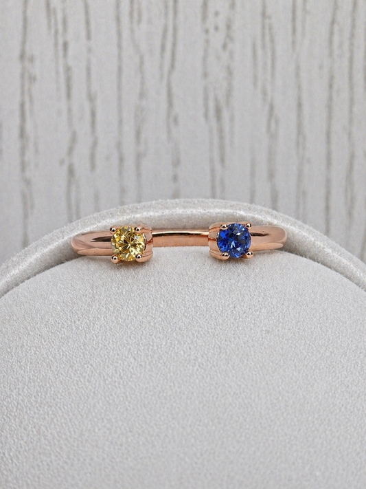 Bague Orbit Or Rose