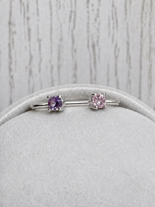 Bague Orbit Or Blanc