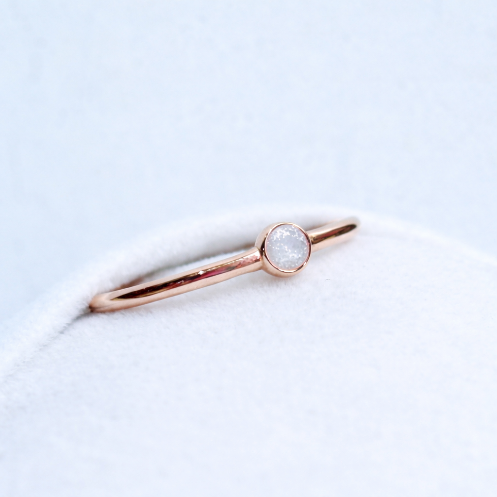 Pandora Or Rose, pierre perlée