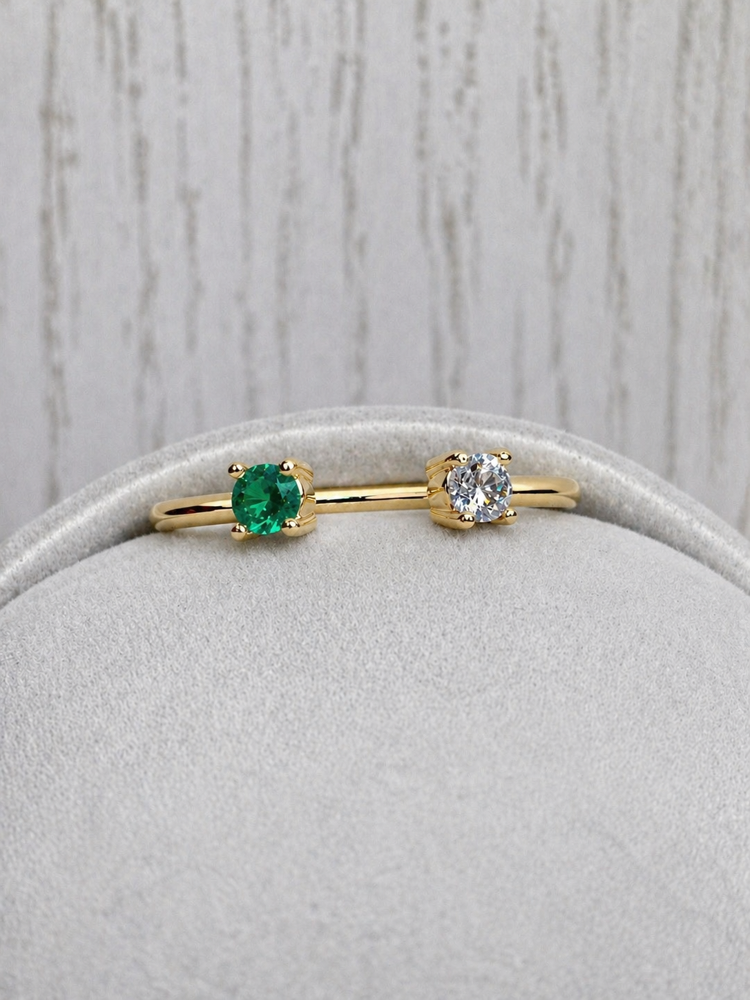 Bague Orbit en vermeil jaune
