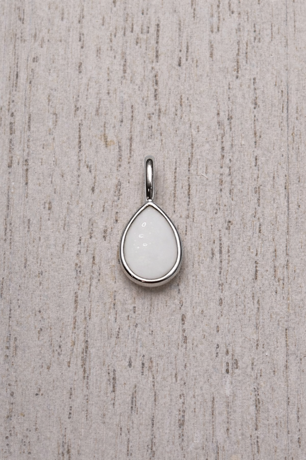 Pendentif Hera Argent, pierre blanche