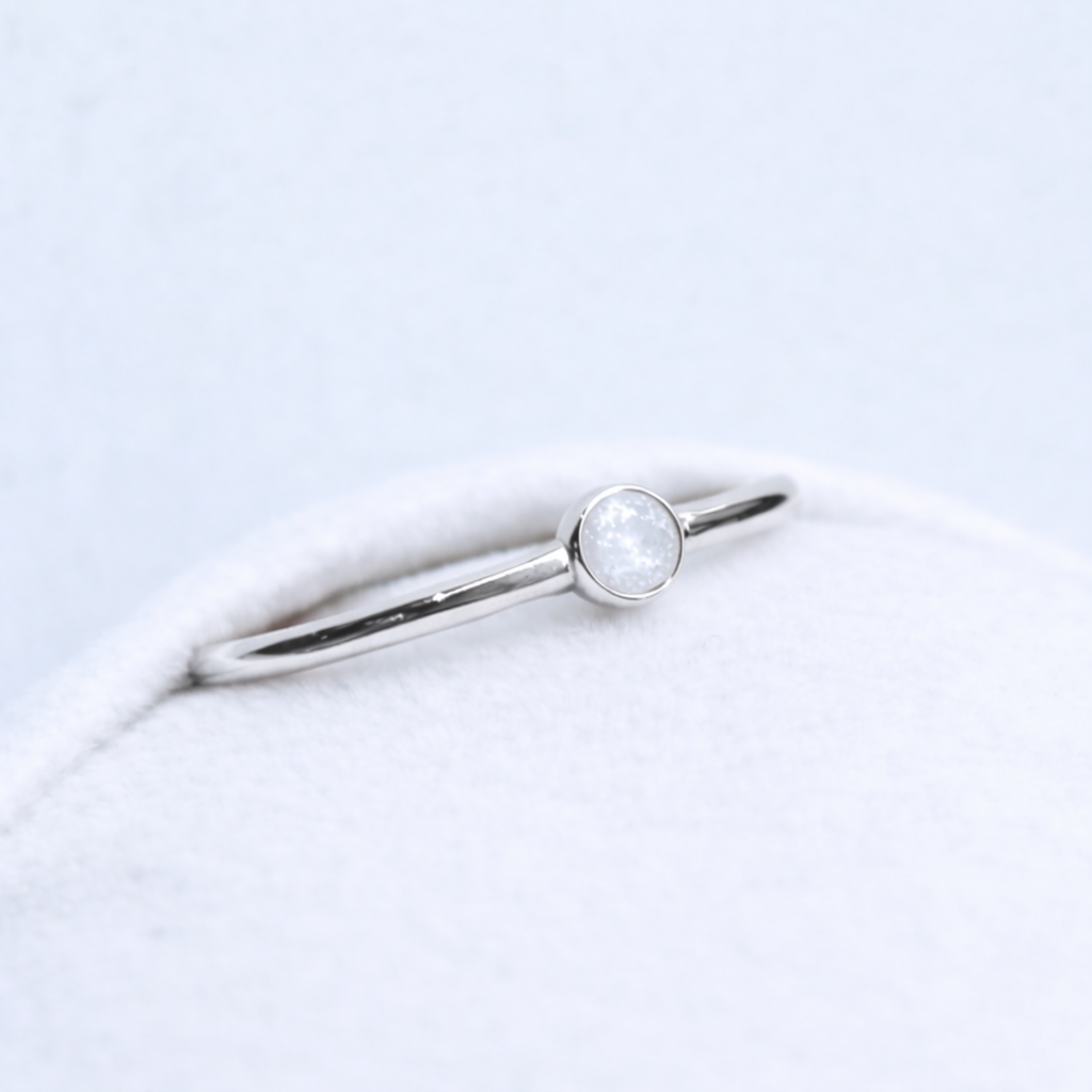 Pandora Or Blanc, pierre perlée