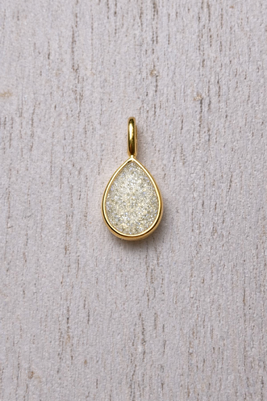 Pendentif Hera Or jaune, pierre scintillante