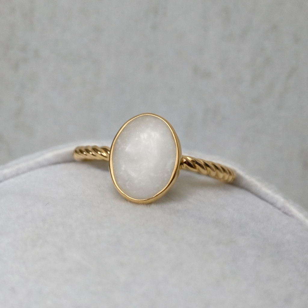 Apodis Or jaune torsadé, pierre naturelle