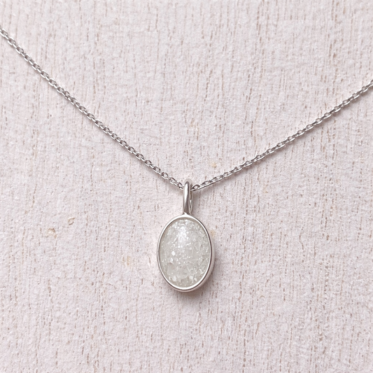 Pendentif Apodis Argent, pierre naturelle