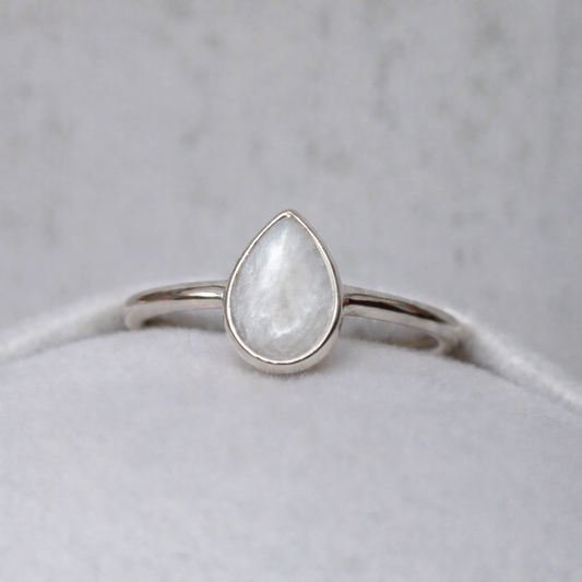 Hera Argent, pierre perlée