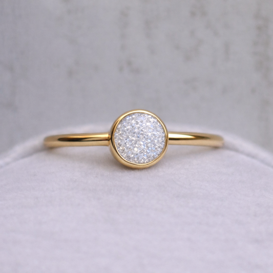 Petite Ourse Yellow Gold, sparkling stone