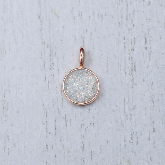 Petite Ourse Pendant in Rose Gold with sparkling stone