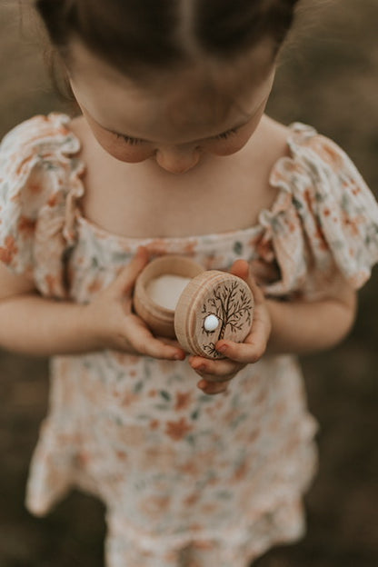 Jewelry box in Pyrographed Wood