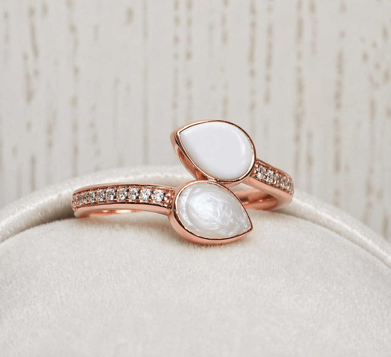 Bague Nova en vermeil rose