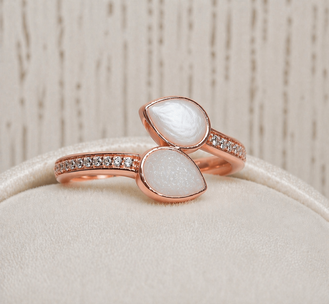 Bague Nova en vermeil rose