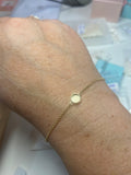 Bracelet simple - Or solide
