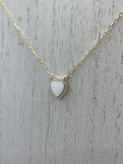 Heart Chain Solid Gold