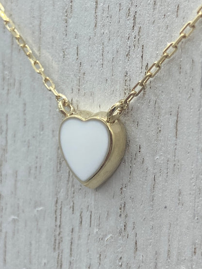 Heart Chain Solid Gold